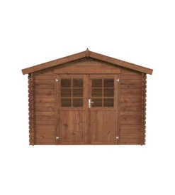 Casette Da Giardino|Casetta in legno da giardino "arisa" in abete impregnato 272x254x235 cm