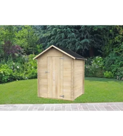 Alce Casette Da Giardino|Casetta in legno da giardino "marcella" in abete 146x130cm