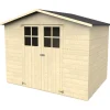 Casetta in legno da giardino decor et jardin "lodum" in abete bianco nordico 262x202x200 cm Casette Da Giardino