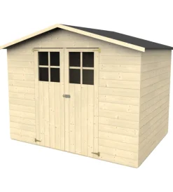 Casetta in legno da giardino decor et jardin "lodum" in abete bianco nordico 262x202x200 cm Casette Da Giardino