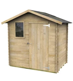 Alce Casette Da Giardino|Casetta in legno da giardino "livia" in abete 198x130x205 cm