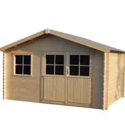 Casette Da Giardino-DÉCOR ET JARDIN Casetta in legno da giardino decor et jardin "flodalien" in abete bianco nordico 419x302x244 cm