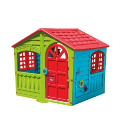 Giochi E Casette Bimbo- Casetta per bambini da esterno "house of fun ", 130x111x115 cm