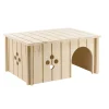 Ferplast Accessori Gabbie|Casetta tana in legno per conigli e grandi roditori -
