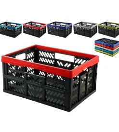 Ordine E Sistemazione- Cassetta pieghevole 46x35x24 cm - colori assortiti.