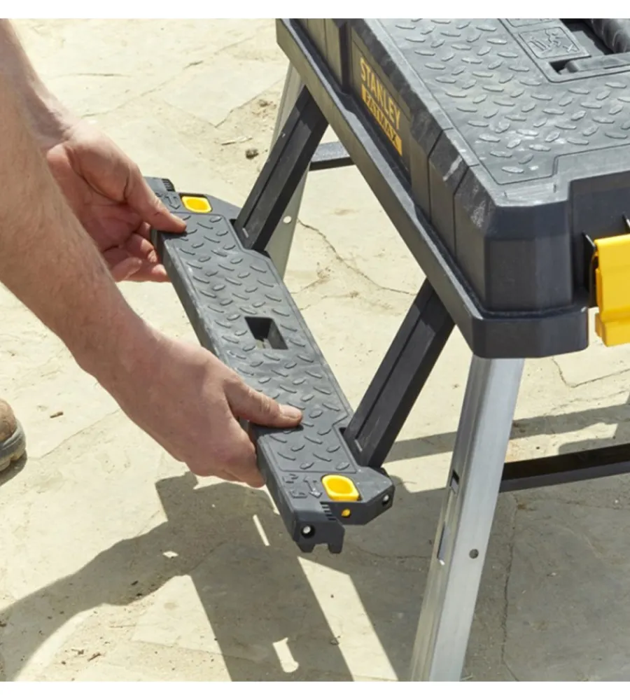 Officina E Garage-Stanley Fatmax Cassetta porta utensili 25" con sgabello