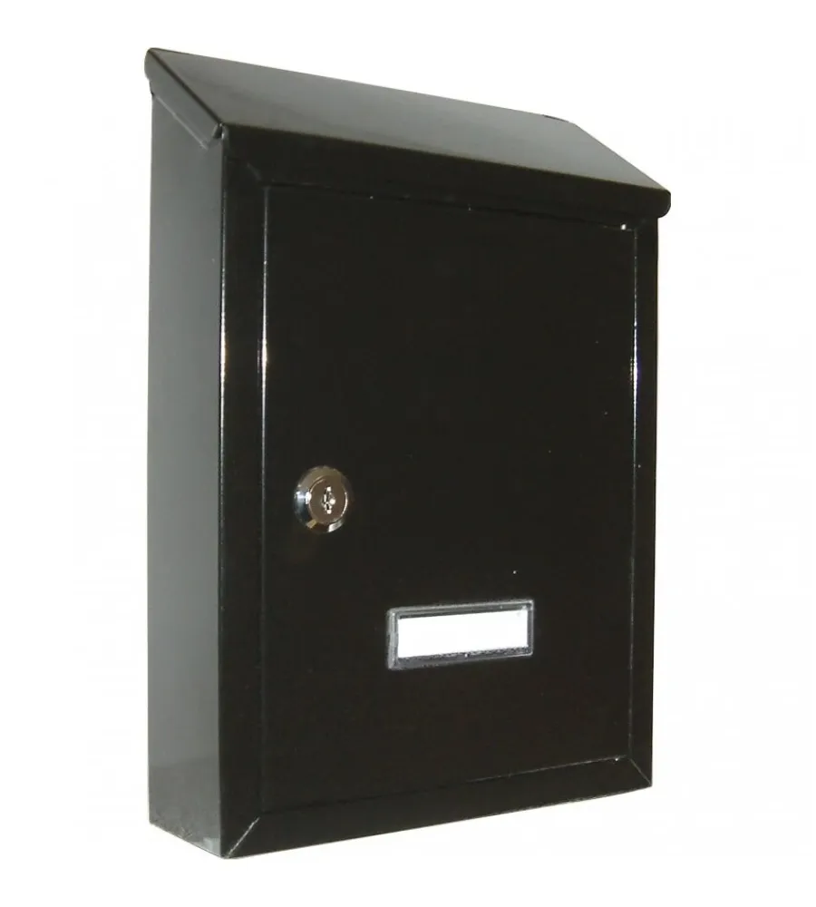 Ferramenta Per Esterno-Alubox Cassetta postale prima nera -