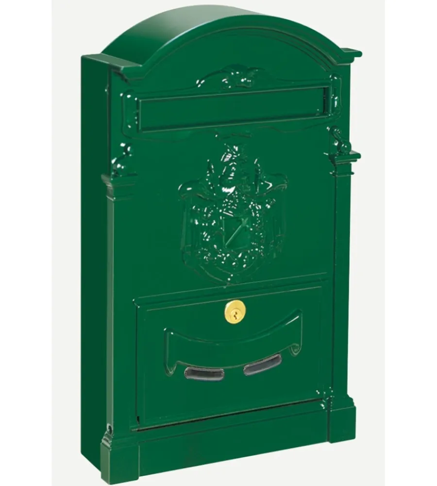 Ferramenta Per Esterno-Alubox Cassetta postale residence maxi verde