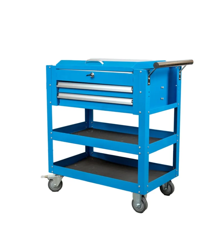 Officina E Garage-Easy System Cassettiera porta attrezzi con ruote 76x44x76 cm