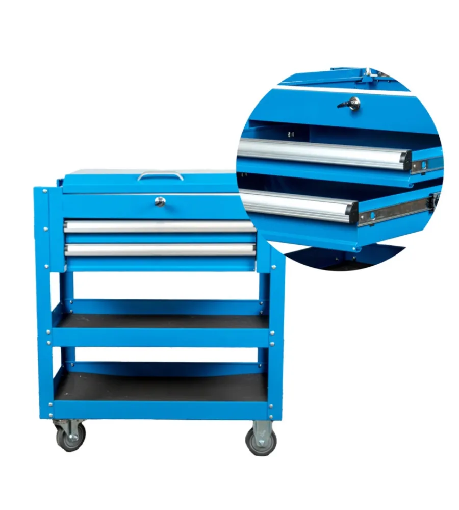 Officina E Garage-Easy System Cassettiera porta attrezzi con ruote 76x44x76 cm