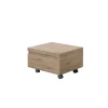 Mobili Bagno|Cassettiera su ruote "shelf" 1 cassetto rovere, 58x48x29,5 cm
