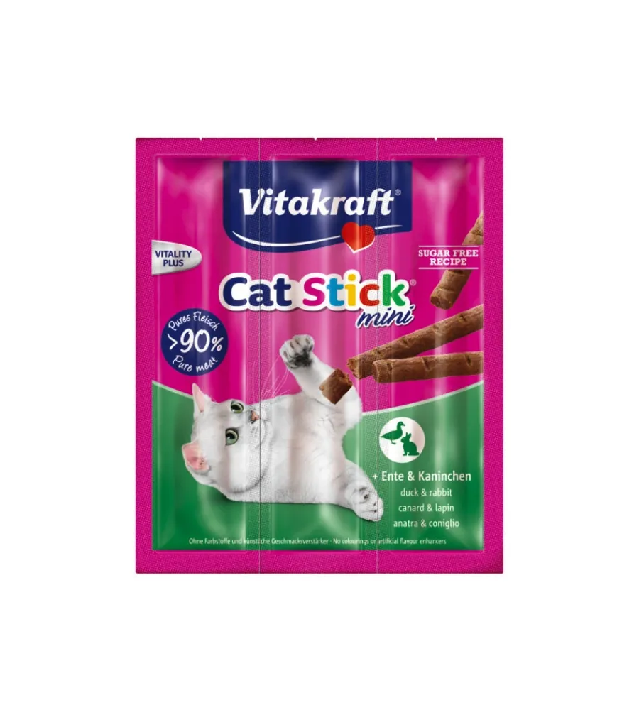 Stick-Vitakraft Cat stick mini anatra e coniglio -