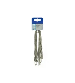 Hot Catena a pallini pretagliata ø 3,6 mm. in ottone cromato 5 mt. Sistemi Di Fissaggio
