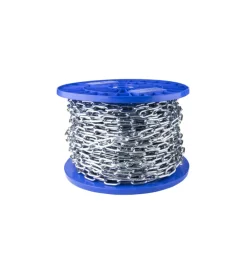 Best Catena genovese ø 4 mm. in acciaio zincato 50 mt. Sistemi Di Fissaggio