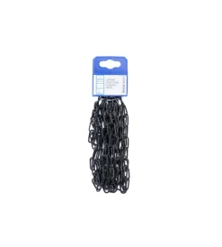 Sistemi Di Fissaggio- Catena genovese pretagliata maglia quadra ø 2 mm. in acciaio nero 2,5 mt.