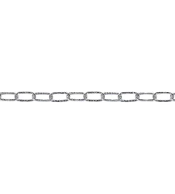 Outlet Catena genovese pretagliata maglia quadra ø 2 mm. in acciaio nichelato 2,5 mt. Sistemi Di Fissaggio