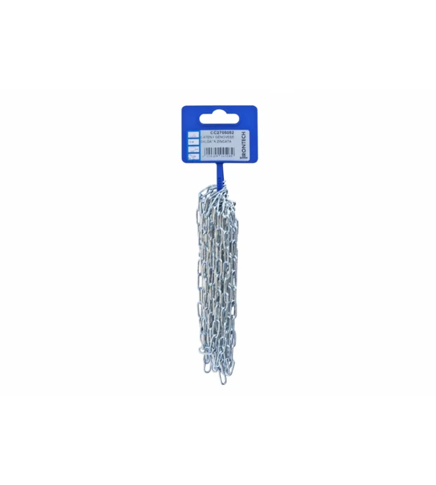 Best Catena genovese pretagliata ø 1,5 mm. in acciaio zincato 5 mt. Sistemi Di Fissaggio