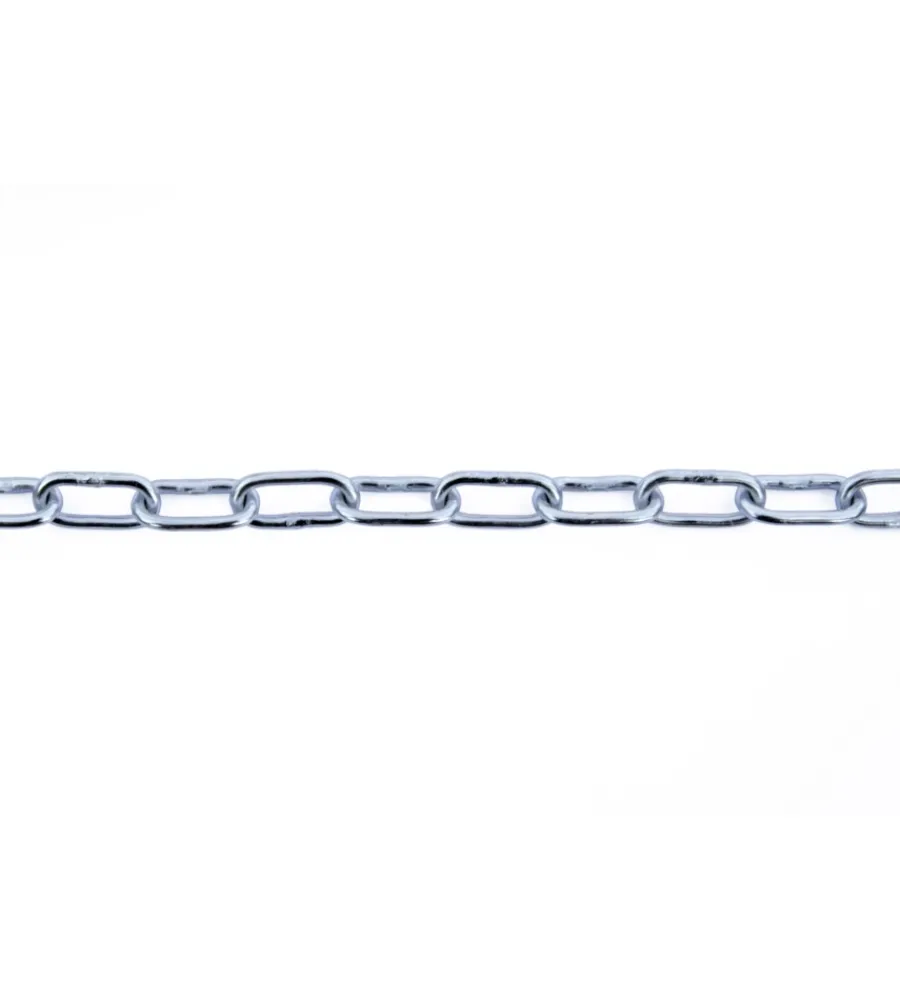 Sistemi Di Fissaggio- Catena genovese pretagliata ø 4 mm. in acciaio zincato 5 mt.