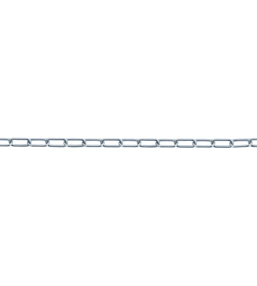 Sistemi Di Fissaggio- Catena genovese pretagliata ø 2 mm. in acciaio zincato 5 mt.
