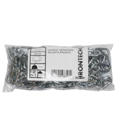 Sistemi Di Fissaggio|Catena genovese pretagliata ø 4 mm. in acciaio zincato 2,5 mt.