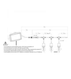 Illuminazione Per Esterno-Velamp Catena luminosa led 