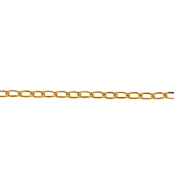 Sistemi Di Fissaggio|Catena ottonata ø 2,0 mm. - acciaio ottonato - 15 mt.