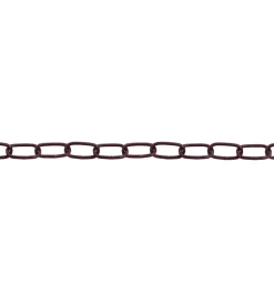 Sistemi Di Fissaggio- Catena ovale pretagliata ø 2,5 mm. in acciaio bronzato 2,5 mt.