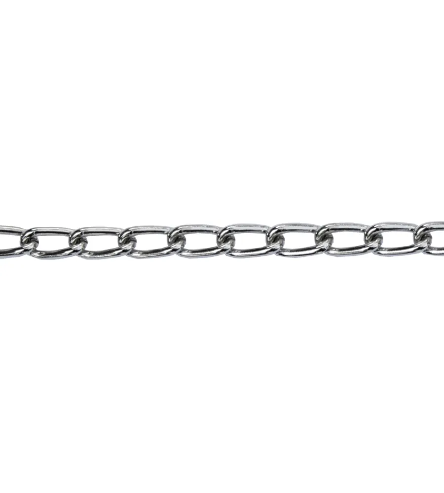 Discount Catena ritorta pretagliata ø 3 mm. in acciaio ottonato 2,5 mt. Sistemi Di Fissaggio