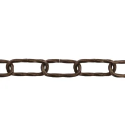Outlet Catena ritorta pretagliata ø 4 mm. in acciaio bronzato 2,5 mt. Sistemi Di Fissaggio