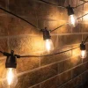 Illuminazione Per Esterno-EuroGarden Catena solare da esterno con 10 lampadine led a luce calda, luminosita' regolabile, 8 modalita' 5w 7 mt