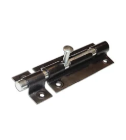 Hot Catenaccio a cannone 140 mm. - verniciato nero Serratura E Sicurezza