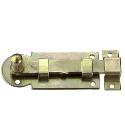 Serratura E Sicurezza- Catenaccio diritto 60 x 25 mm. - zincato giallo
