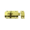 Outlet Catenaccio diritto 80 x 25 mm. - in ottone lucido Serratura E Sicurezza