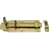 Online Catenaccio pesante diritto 100 x 45 mm. - zincato giallo Serratura E Sicurezza