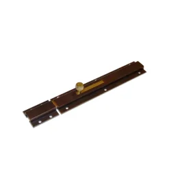 Serratura E Sicurezza- Catenaccio trasversale profilato 200 x 40 mm. - verniciato bronzo