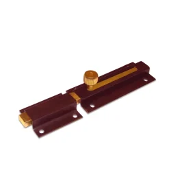 Serratura E Sicurezza- Catenaccio traverso 80 x 40 mm. - bronzato