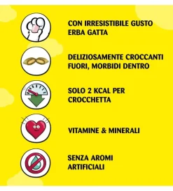 Alimenti Secco Gatto|Catisfaction - snack per gatti erba gatta 60 gr