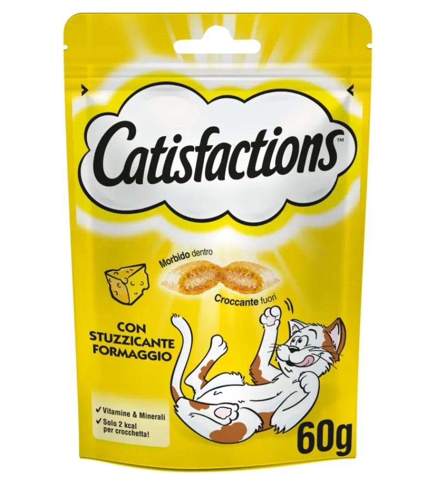 Alimenti Secco Gatto- Catisfactions formaggio 60 gr.