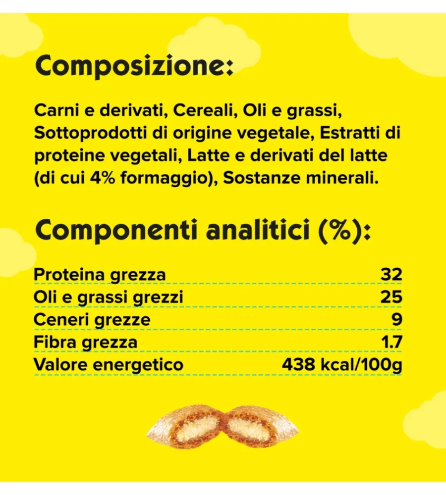 Alimenti Secco Gatto- Catisfactions formaggio 60 gr.