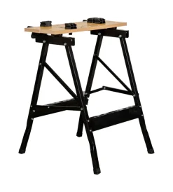 New Cavalletto banco da lavoro in metallo, portata massima 100 kg - 60.5x65xh76 cm Cavalletti