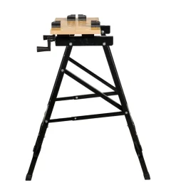 New Cavalletto banco da lavoro in metallo, portata massima 100 kg - 60.5x65xh76 cm Cavalletti