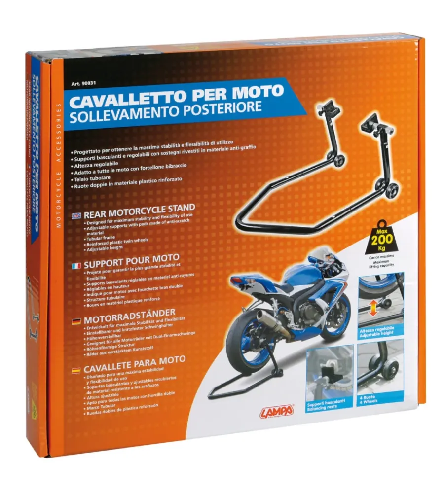 Moto|Cavalletto posteriore scomponibile per moto 90031