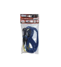 Sistemi Di Fissaggio|Cavo elastico ø 8 x 1000 mm. con ganci in alluminio a moschettone 2 pz.