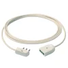 New Cavo prolunga 3 metri bianco 3g1+spina piatta - . Prolunghe