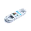 Sistemi Di Fissaggio- Cavo stendibiancheria ø 4 mm. in acciaio ottonato rivestito pvc bianco 20 mt.
