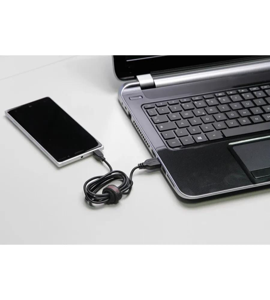 Elettrico-Lampa Cavo usb micro usb - 100 cm - nero 38931
