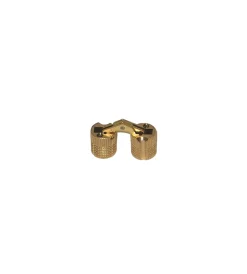 Ferramenta Per Mobili E Infissi|Cerniere a scomparsa - ø 12 x 13,5 mm. - ottone - 2 pz.