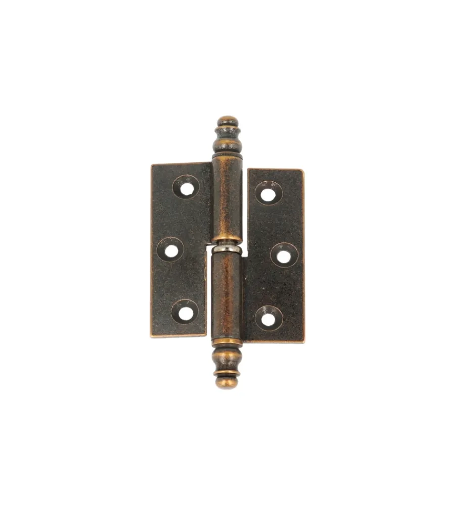 Ferramenta Per Mobili E Infissi- Cerniere a sfilare in ottone bronzato 40 x 40 mm. destre 2 pz.