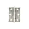 Ferramenta Per Mobili E Infissi|Cerniere con spina a levare in ferro nichelato 40x50 mm. 2 pz.