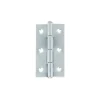 Ferramenta Per Mobili E Infissi|Cerniere con spina fissa ferro zincato 25 x 40 mm. 2 pz.